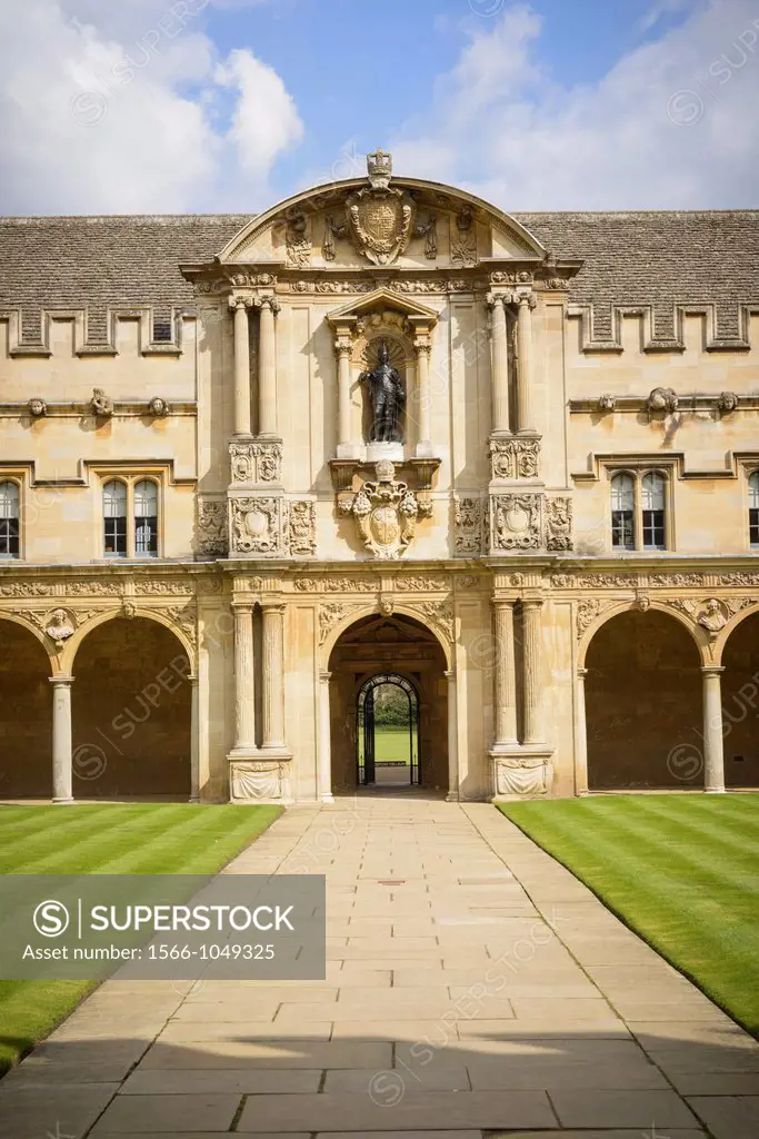 Quadrangle, St John´s College, Oxford University, UK