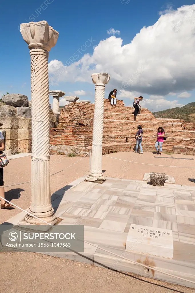 Saint Johns Tomb, Saint Johns Basilica, Selcuk, near Ephesus, Turkey