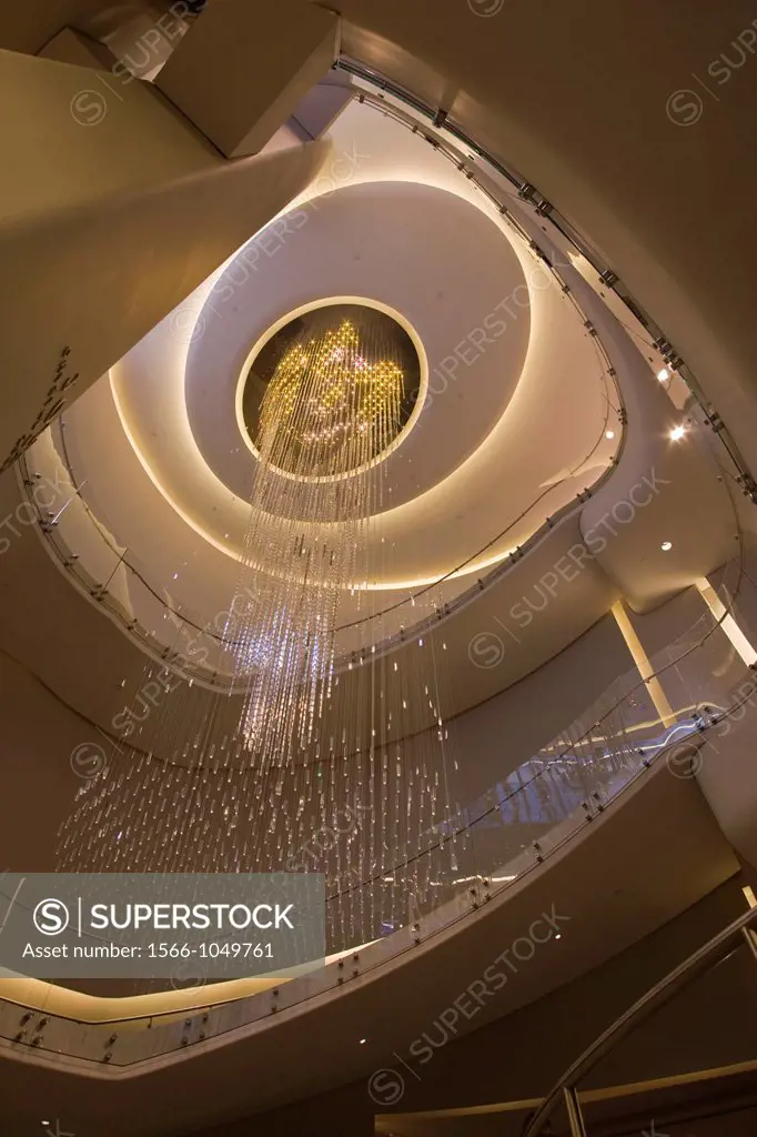Joie Swarovski Crystal Chandelier Grand Atrium Lobby Rockefeller Center Manhattan New York City USA