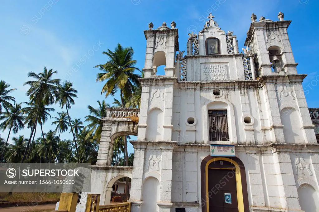 St Anthonys Chapel, Goa, India.