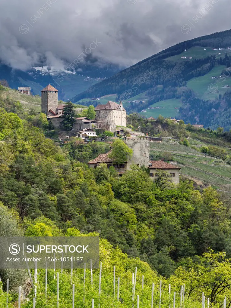 Tirol or Tyrol Castle near Meran in South Tyrol Tirol Castle was the seat of the Counts of Tyrol and administrative center of the independent region o...