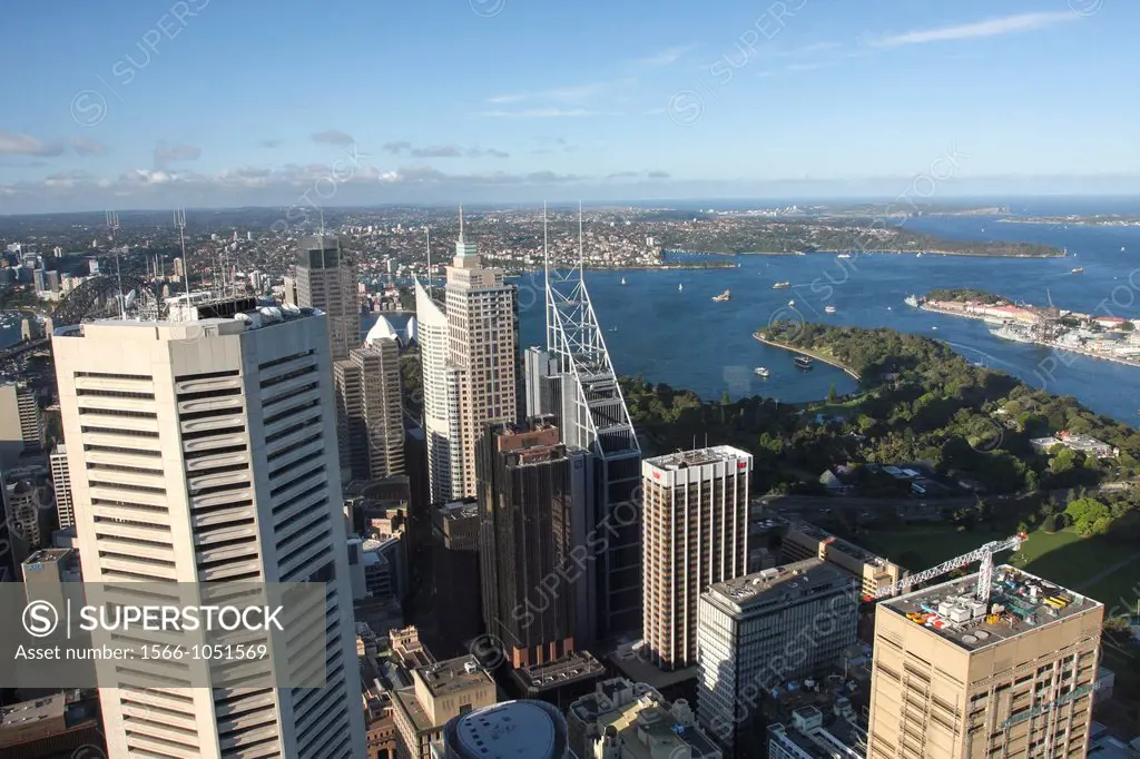 Sydney, Australia Skyline and cityscape as seen from Centrepoint Tower