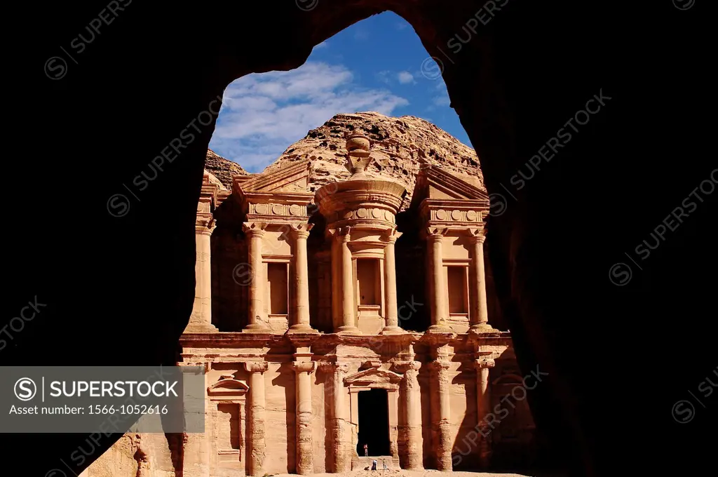 Al Deir Ad-Deir, the Monastery, Archaeological site, UNESCO World Heritage Site, Petra, Jordan, Middle East.