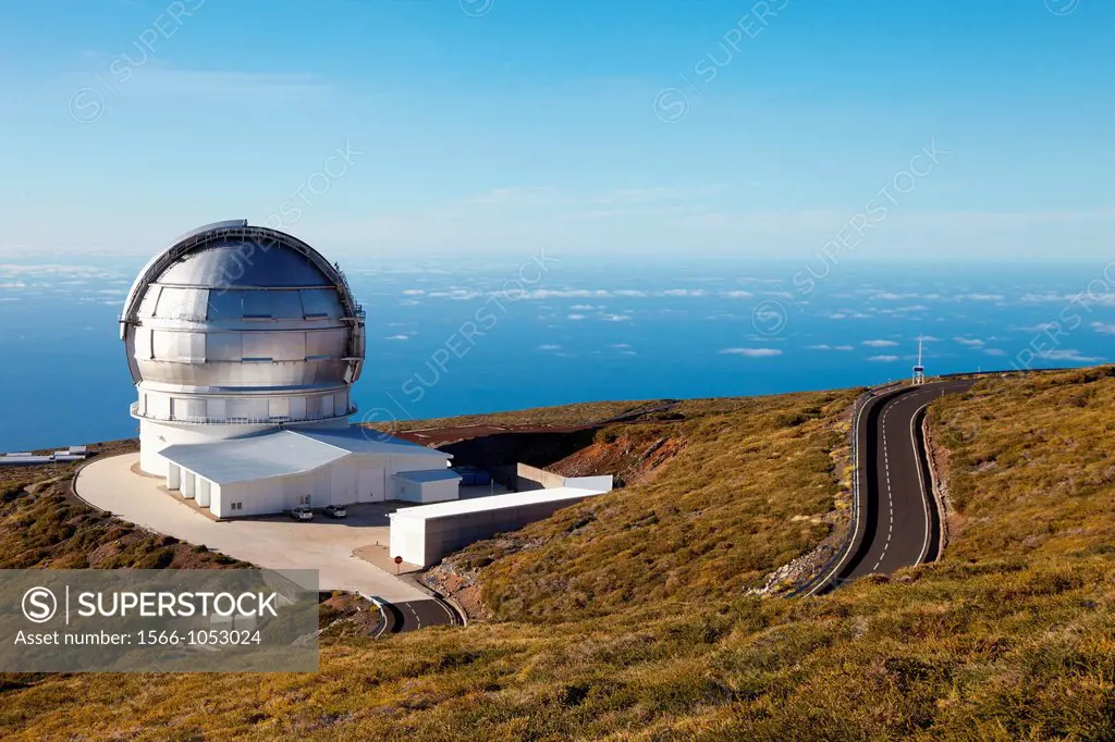 The Gran Telescopio CANARIAS GTC, Roque de los Muchachos Observatory, La Palma, Canary Islands, Spain   The Gran Telescopio CANARIAS GTC is a 10,4 met...