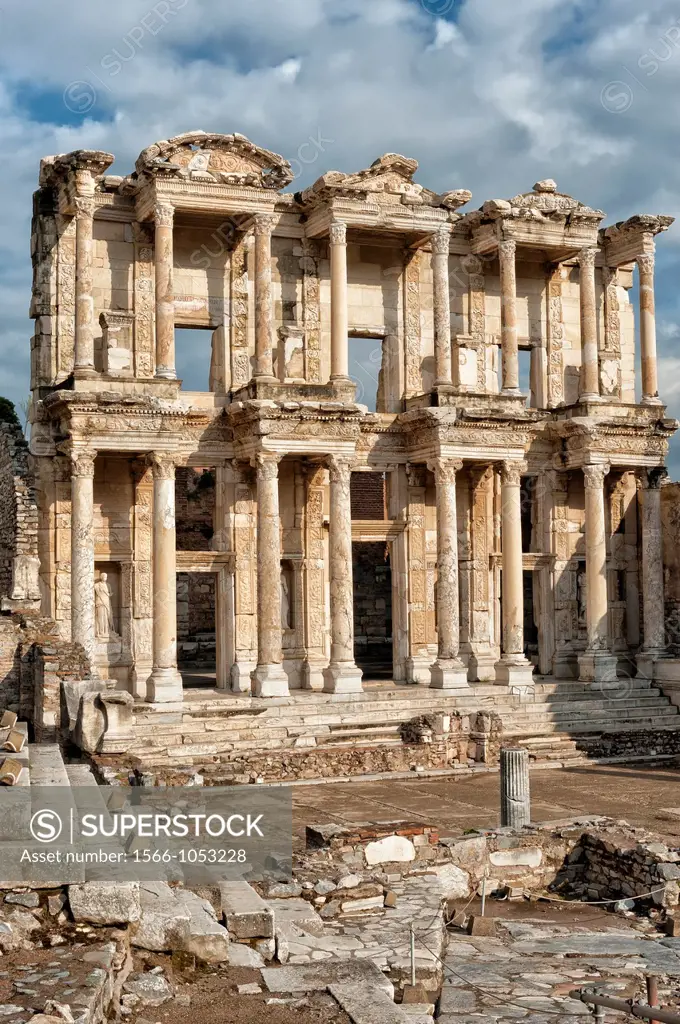 Celsus Library, Ephesus, Izmir Province, Turkey