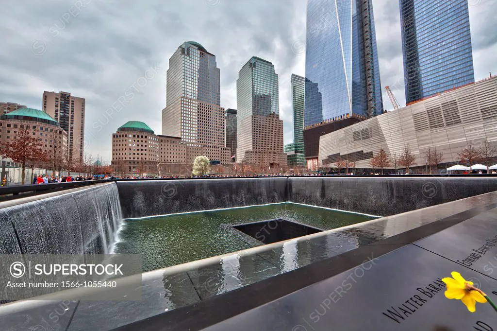 National September 11 Memorial at the World Trade Center site, Manhattan, New York City, United States of America