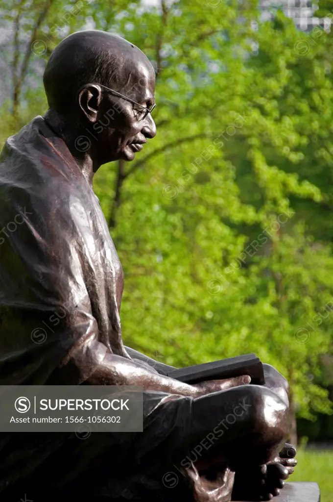 Statue of Mahatma Gandhi, Geneva, Switzerland
