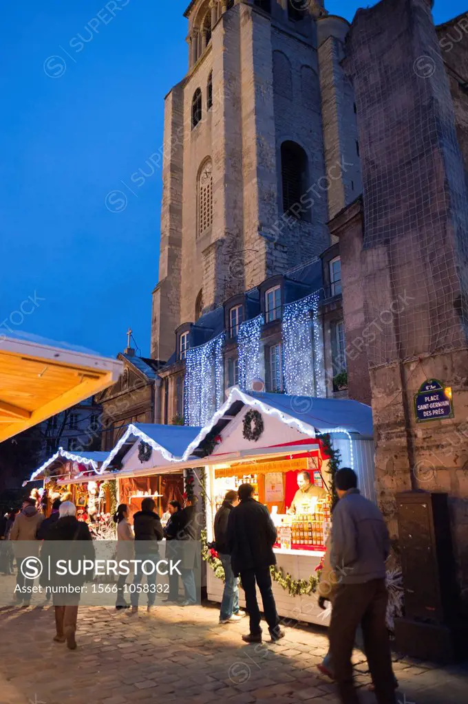 Paris, France, Christmas Shopping, Christmas Market, Marché au Noel, Saitn Germain des Prés