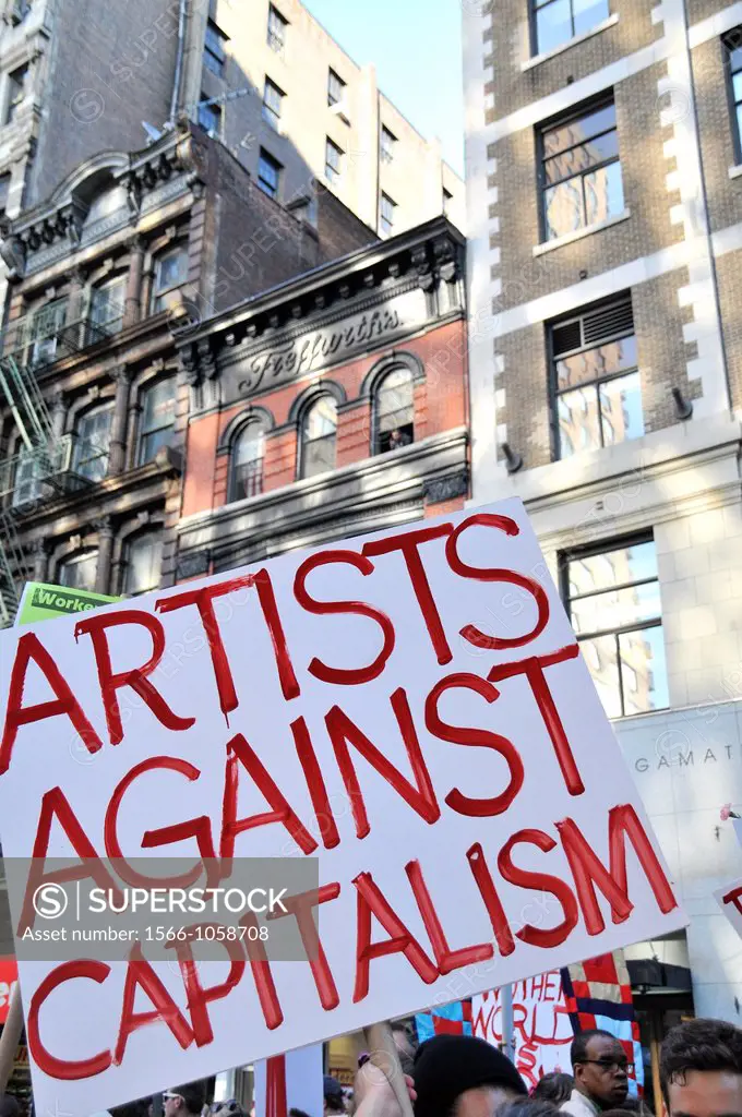 May 1, 2012, Occupy Wall Street, Manhattan, New York City