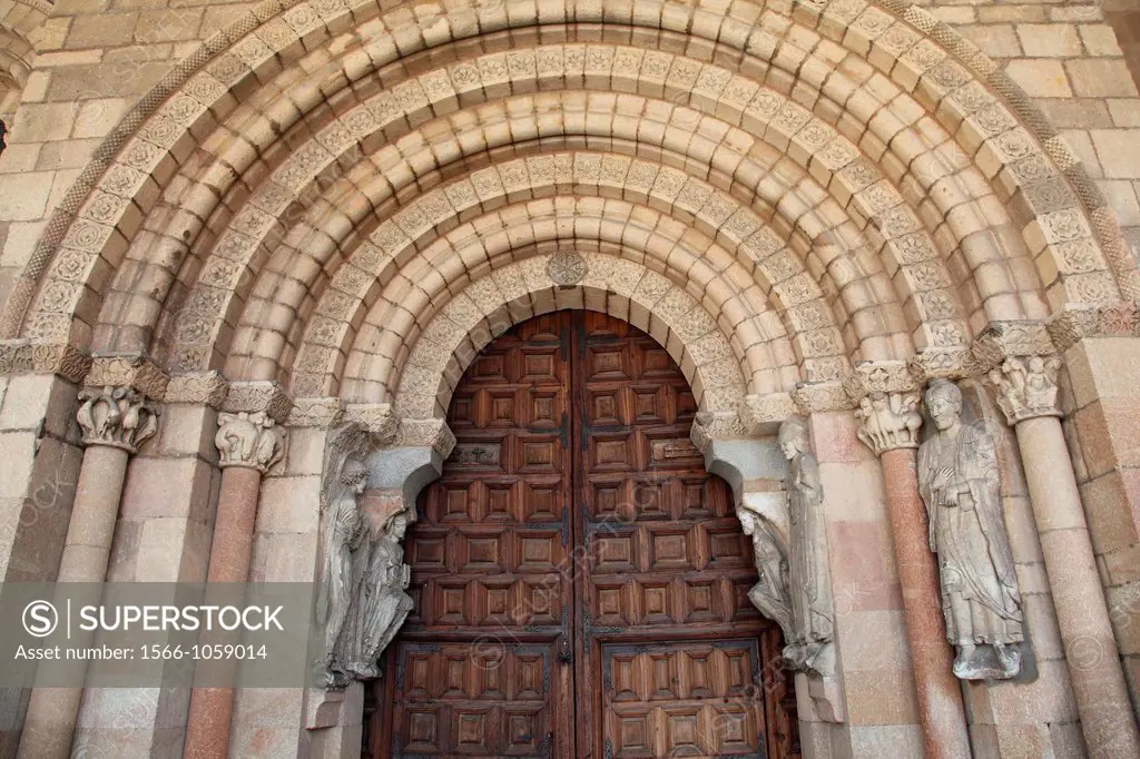 Details of the Basilica of San Vicente, Avila, Spain, Europe