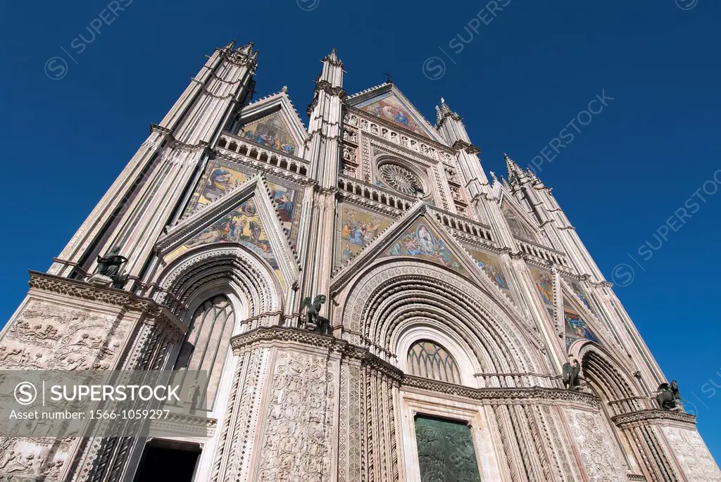 Orvieto Cathedral  Orvieto  Terni Province  Umbria  Italy