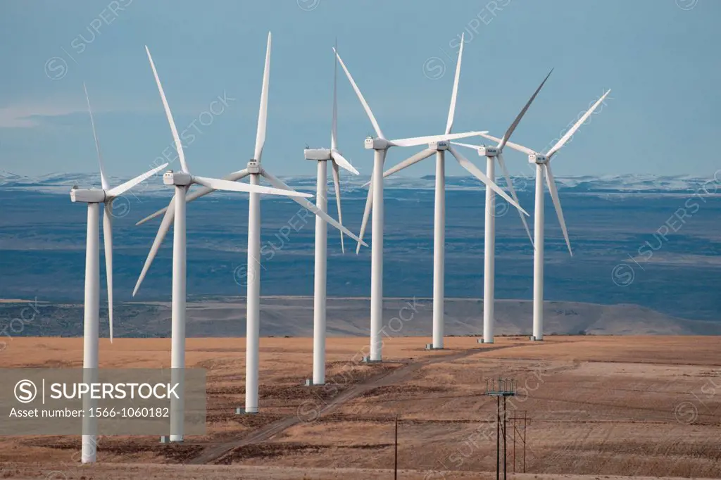 Hagerman, Electric power generation wind farm at Bell Rapids near the city of Hagerman in southern Idaho
