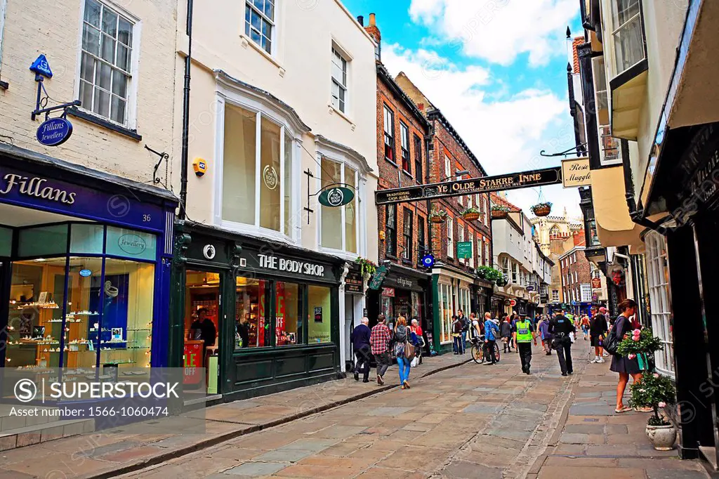 Streets of York, Yorkshire, Great Britain