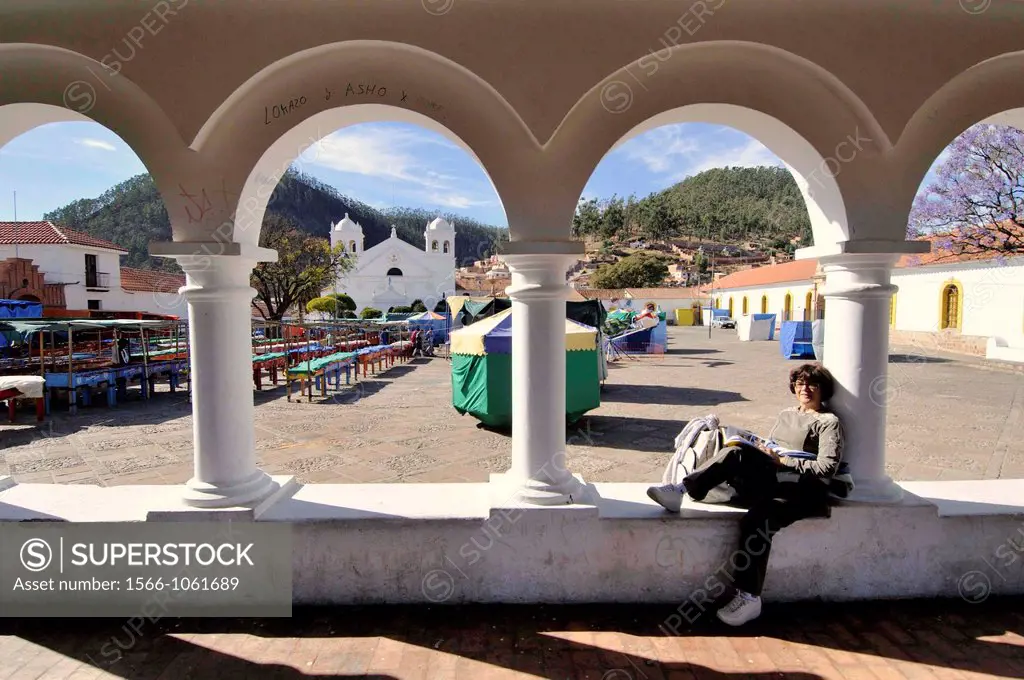 Square and La Recoleta Monastery, Sucre, Bolivia