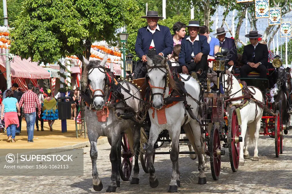 Feria de Abril Sevilla, Andalucia, carriage