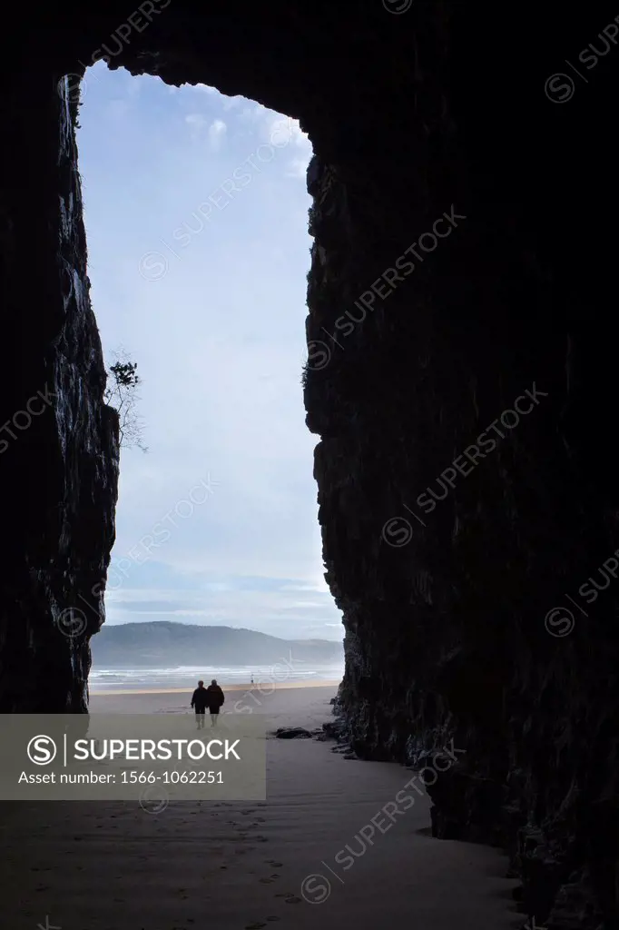 Cathedral caves near Papatowai, South Island, New Zealand