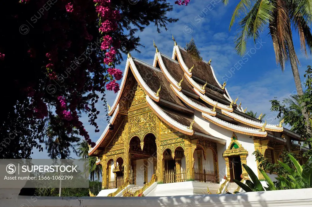 Asia,South East Asia,Laos,Luang Prabang,temple in Royal Palace