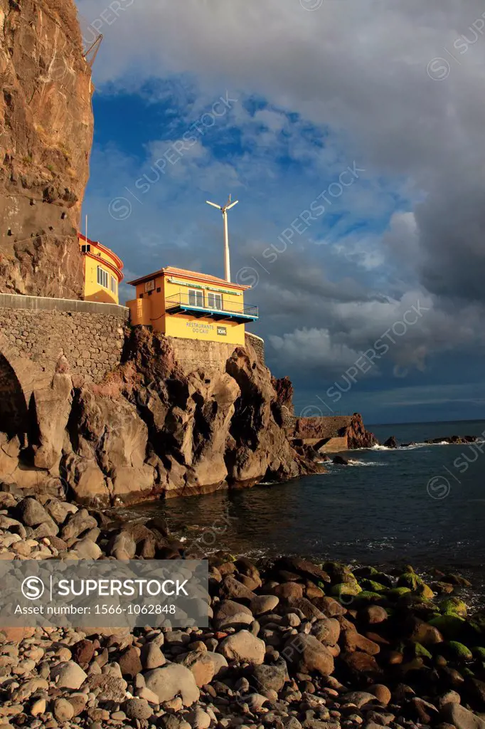 A Restaurant with spectacular view at Ponta do Sol, Madeira, Portugal