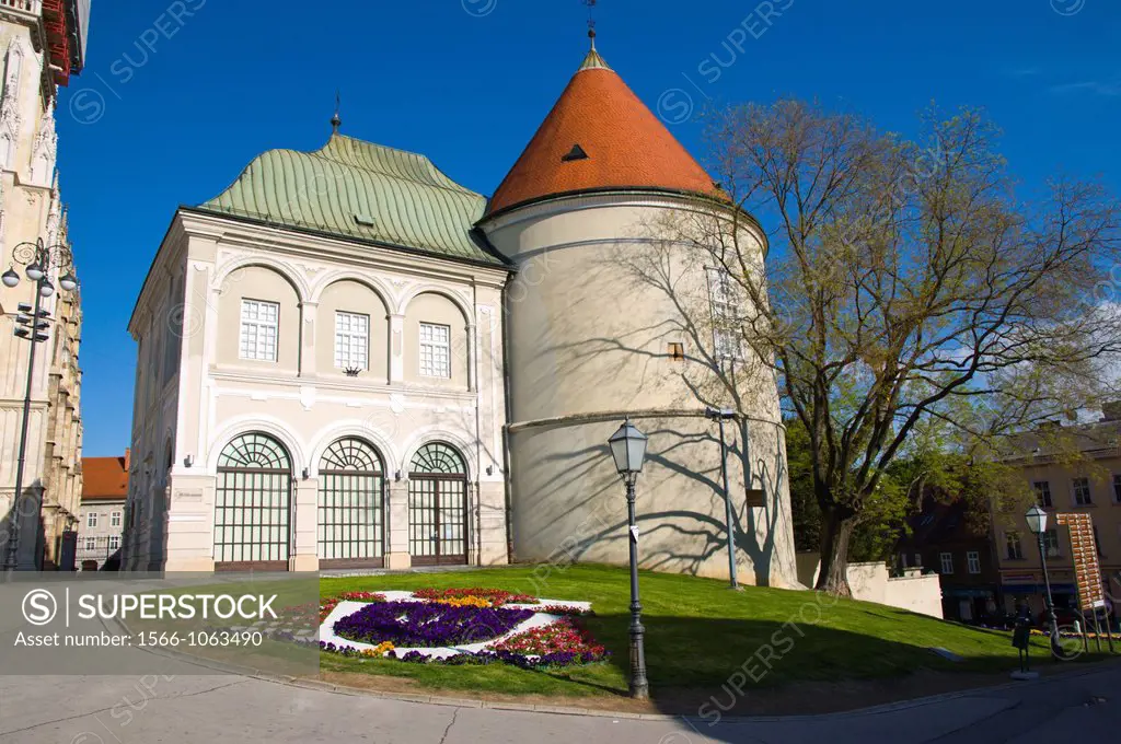 Nadbiskupski dvor the Archbishop´s palace 1905 Kaptol quarter Zagreb Croatia Europe