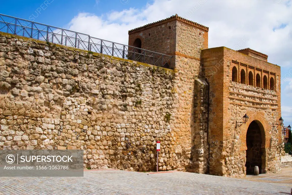 Jewish quarter door in the city wall  Burgos city  Castile and Leon, Spain