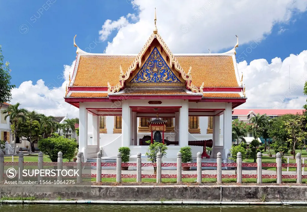 ´Four Princes Pavilion´, Wat Benchamabophit Marble Temple, Banglamphu, Bangkok, Thailand