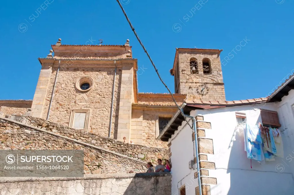 Santa Maria church. Hervas, Caceres province, Extremadura, Spain.