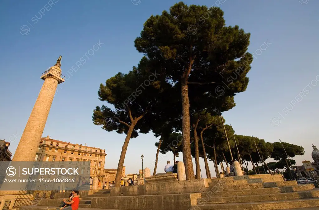 Trajan´s Column, Trajan´s Forum, Rome, Lazio, Italy, Europe