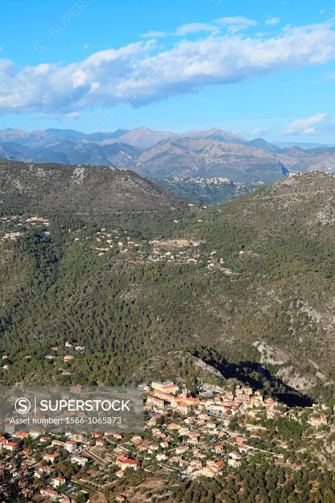 The village of Levens, Alpes-Maritimes, French riviera, Provence-Alpes-Côte d´Azur, France
