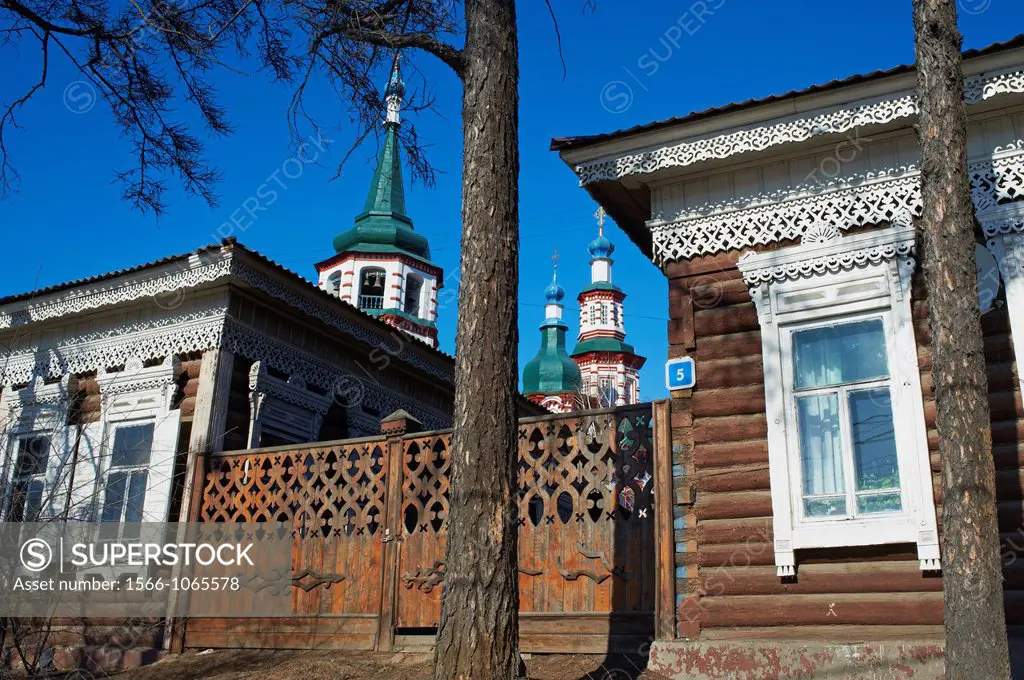 Russia, Siberia, Irkutsk, the Holy Cross church