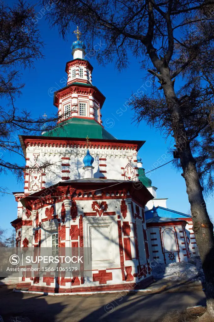 Russia, Siberia, Irkutsk, the Holy Cross church