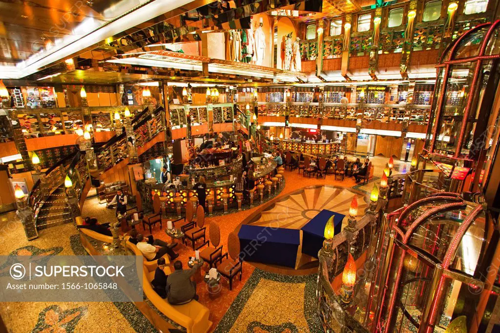 bar and coffe shop, cruise ship, costa mediterranea, costa crociere cruise line