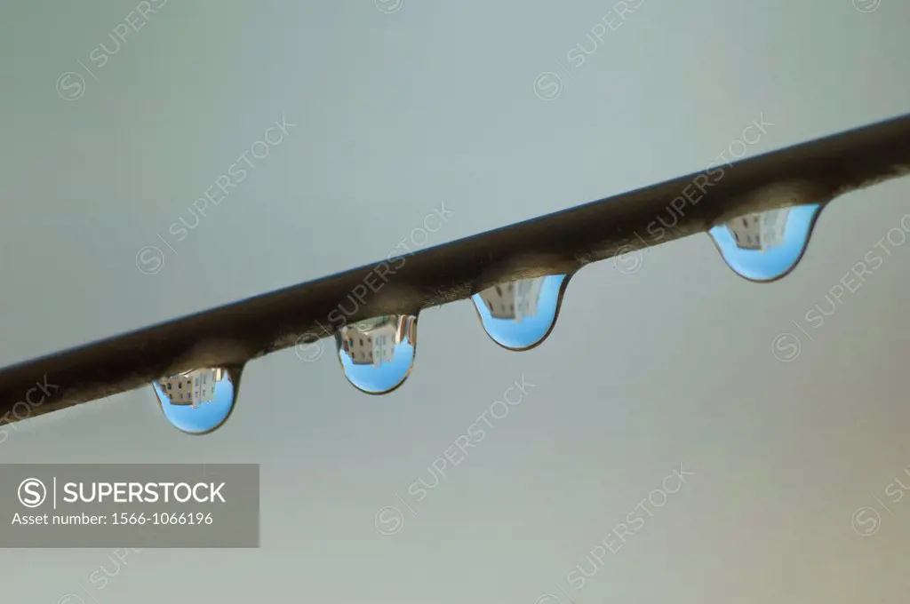House in drops
