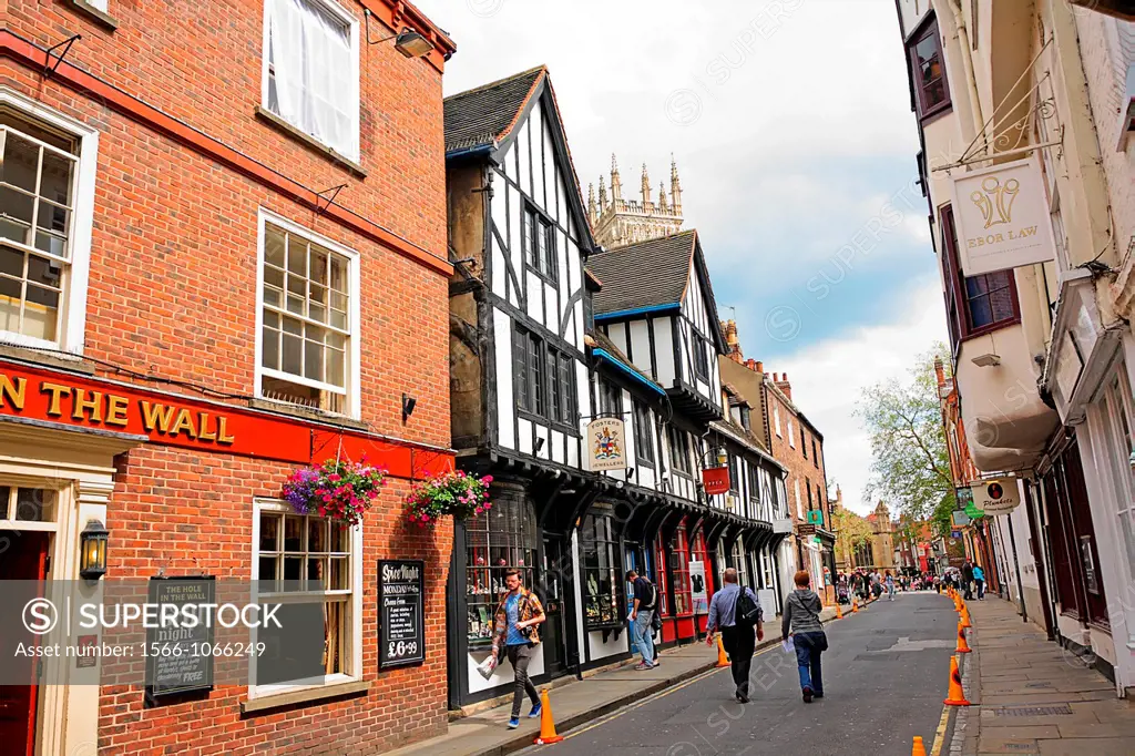 Streets of York, Yorkshire, Great Britain