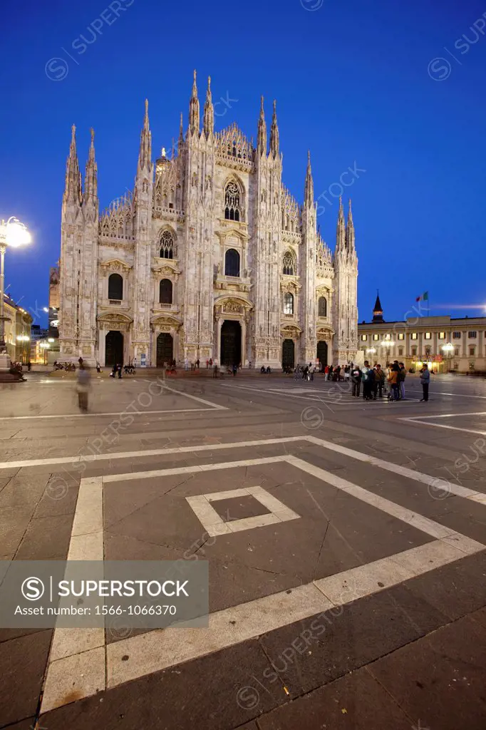 Piazza Duomo and the Cathedral, Milan, Italy