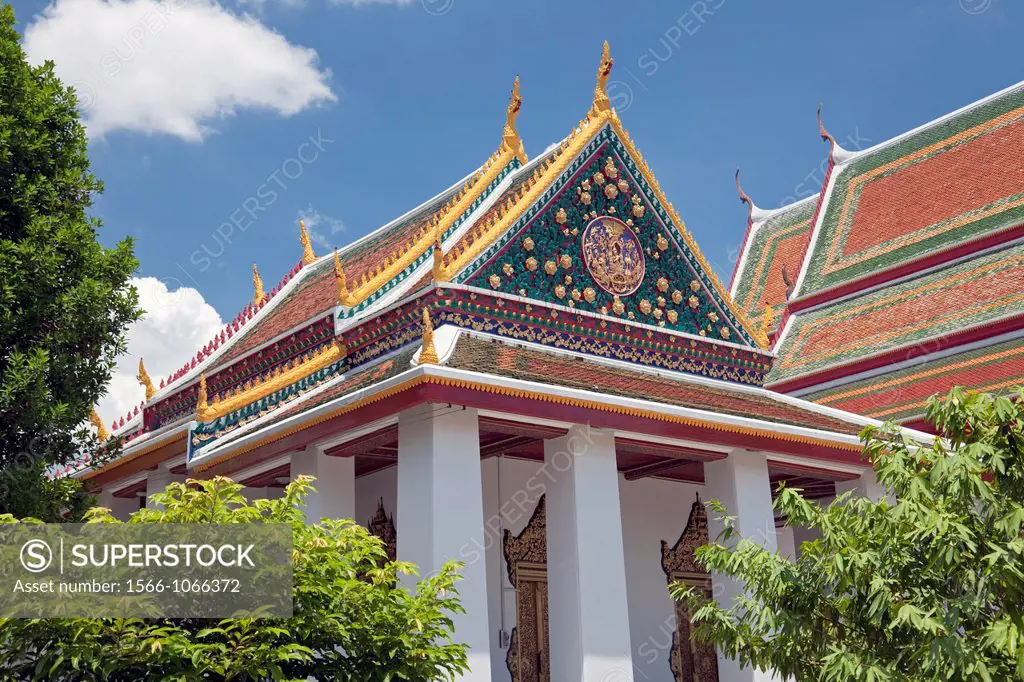 Ubosot Ordination Hall, Wat Buppha Ram, Bangkok Yai, Bangkok, Thailand