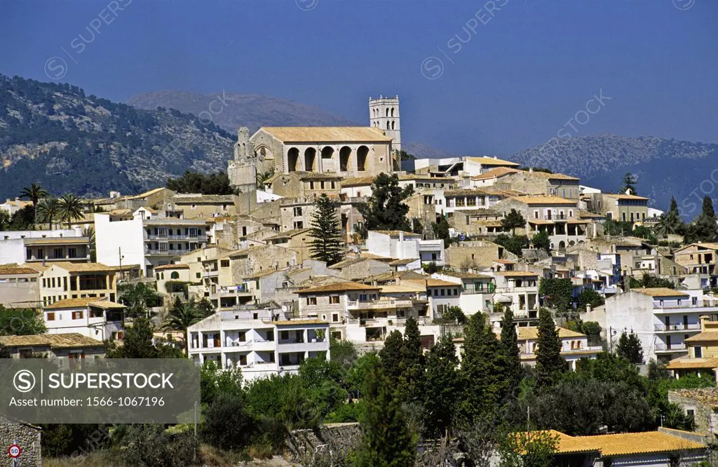 Church of Sant Llorenç, Selva, Raiguer County, Majorca, Balearic Islands, Spain