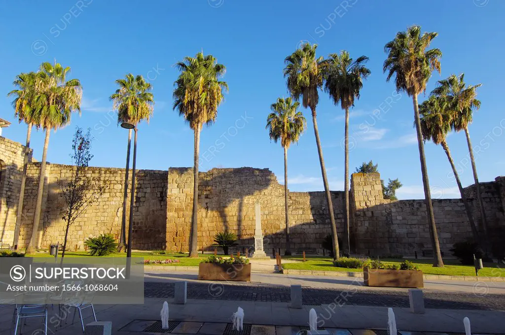Alcazaba, Merida, Badajoz province, Extremadura, Ruta de la Plata, Spain
