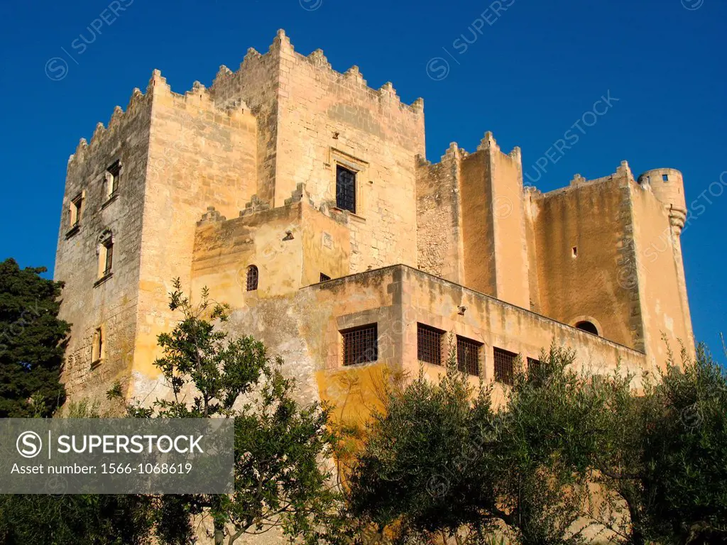 Castle of Altafulla, Tarragona province, Catalonia, Spain
