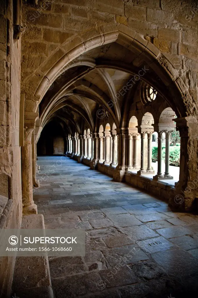 Vallbona de les Monges convent, part of Cistercian route in Tarragona and Lleida, Catalonia, Spain