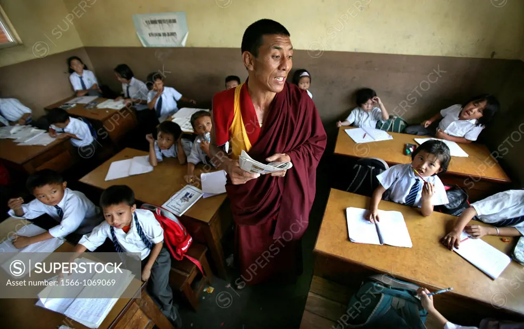 All Tibetan children in Nepal refugees are going to special Tibetan boarding schools where they are thought