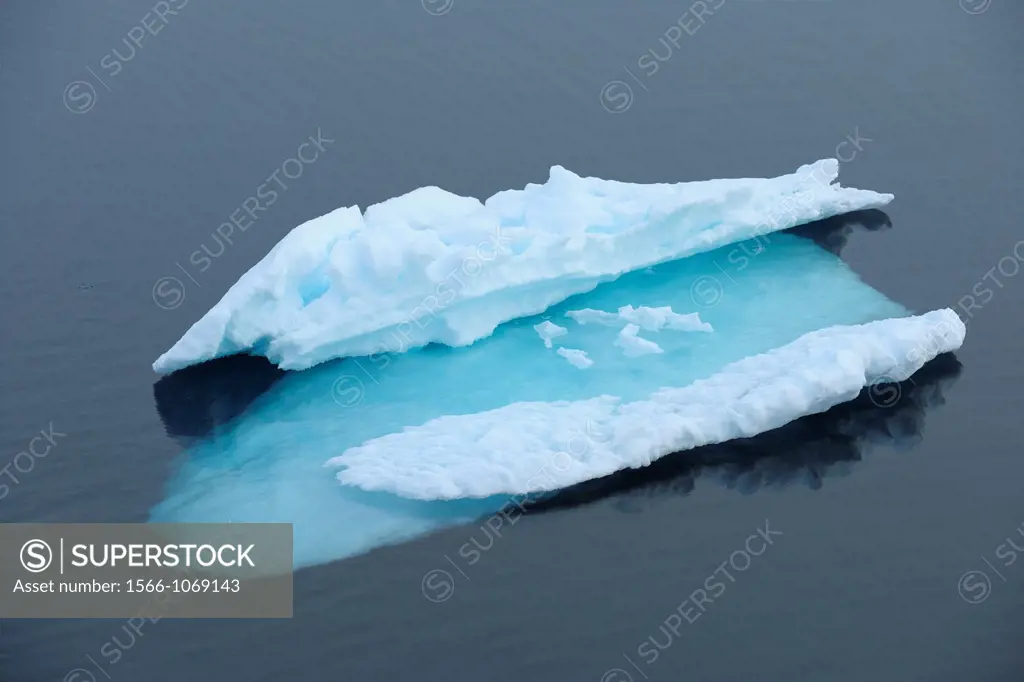 Ice Floe in the Sea, Greenland Sea, Arctic Ocean, Arctic,