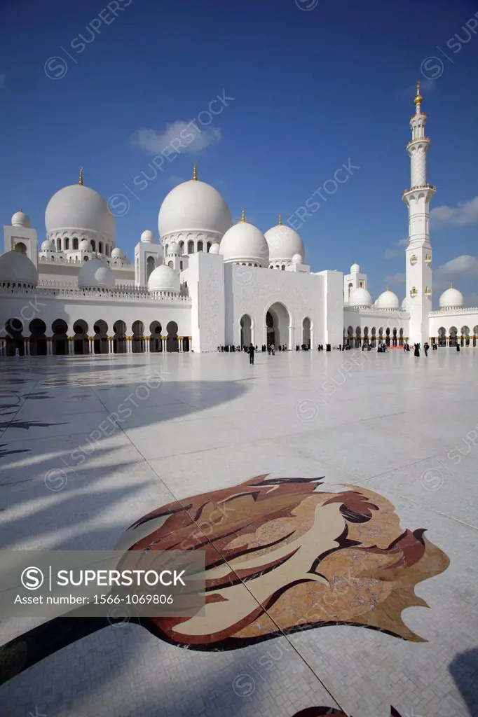 Sheikh Zayed Grand Mosque, Abu Dhabi, Uniter Arab Emirates