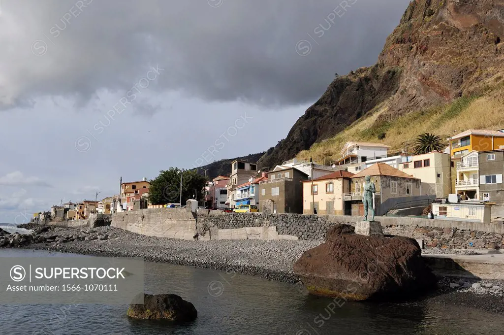 harbour of Paul do Mar, Madeira island, Atlantic Ocean, Portugal