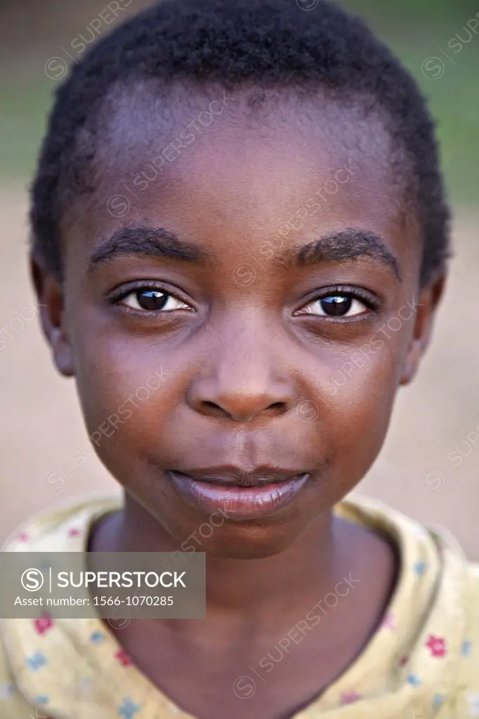 Congolese girl, Ouesso, Republic of Congo, Africa