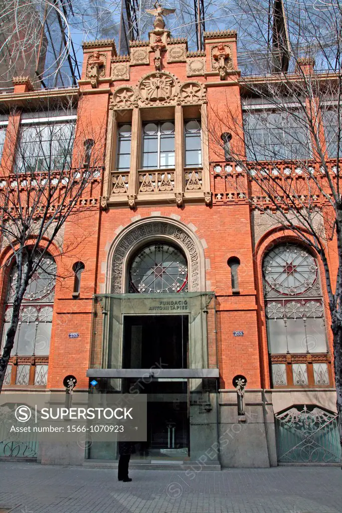 Antoni Tapies Foundation, Cultural Center, 1885, modernism, architect: Lluis Domenech i Montaner, Barcelona, Catalonia, Spain