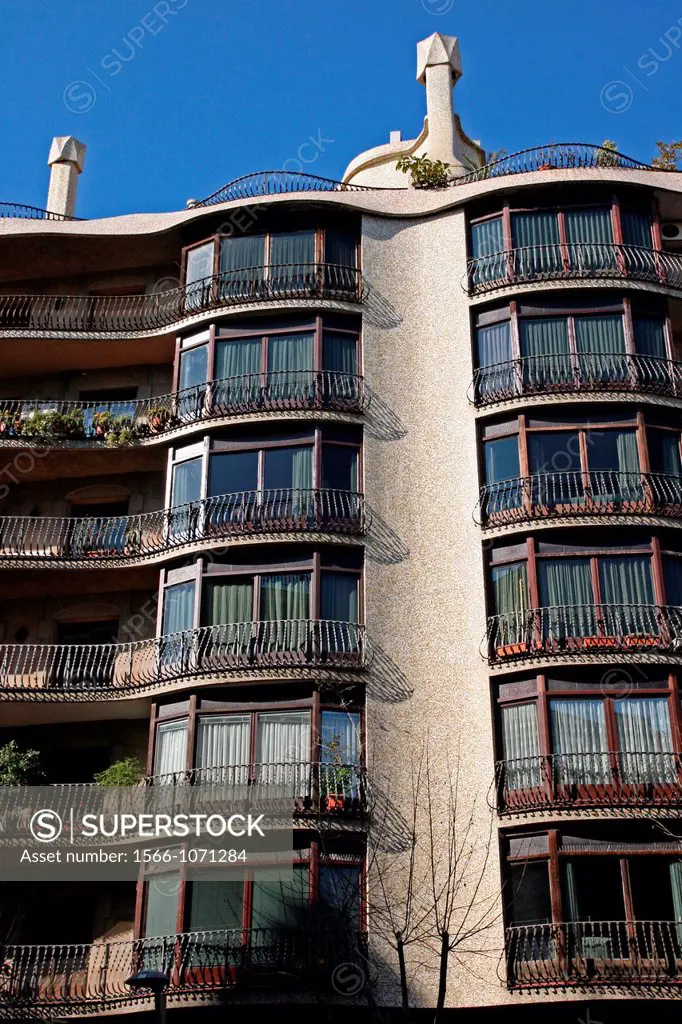 residential building, district of Sant Gervasi, Barcelona, Catalonia, Spain