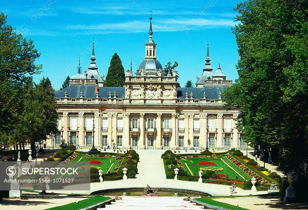 Royal Palace and Gardens  La Granja de San Ildefonso, Segovia province, Castilla Leon, Spain 