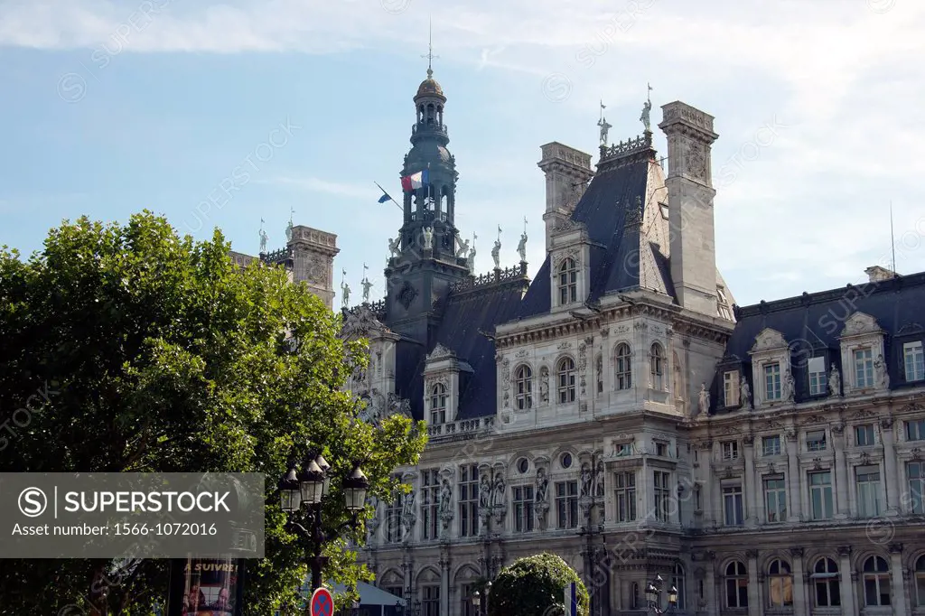 City Hall in Paris, France