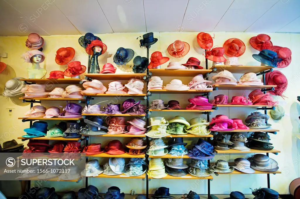 De Hoed Van Tijn atelier-winkel hats shop, Nieuwe Hoogstraat 15, www dehoedvantijn nl, Amsterdam, Netherlands.