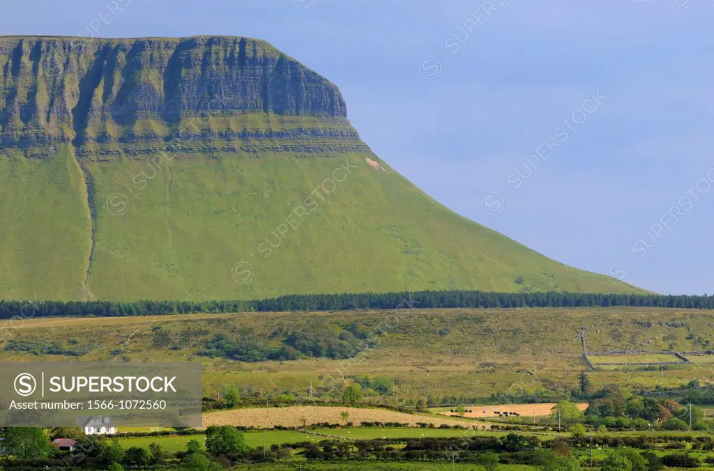 Ireland, County Sligo, Yeats country, Ben Bulben mountain